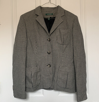 Lauren Ralph Lauren Women Academic houndstooth Wool Brown