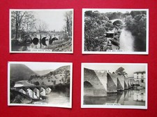 SENIOR SERVICE  4  PHOTO 1938 CIGARETTE CARDS  BRIDGES OF BRITAIN   9-21-22-40