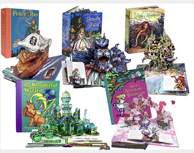 Pop Up Book Lot, Robert Sabuda Set  BRAND NEW!