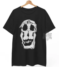 Salvador Dali Skull T-shirt Surrealist Goth Tee Gothic Unisex Tee