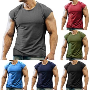 sleeveless t shirt with cap