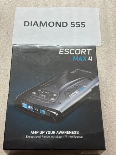 Escort MAX 4 Radar Detector 2X Filtering Advanced GPS Bluetooth CarPlay | 5612
