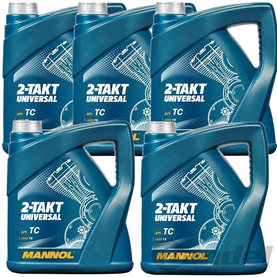 20 LITER (5x 4L) 2 TAKT UNIVERSAL MOTORÖL SCOOTER ÖL ZWEITAKT MISCHÖL