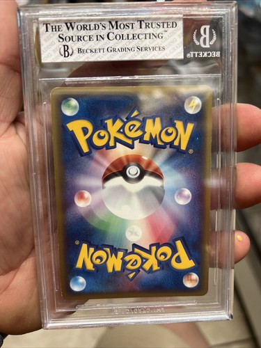 Pokemon BGS 8 Entei Japanese Aquapolis Holo Rare E Series 1st Edition 027/087 - Picture 2 of 2