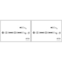2X Corteco Bremsschlauch BremsschlÄUche BREMS-SCHLÄUCHE 180Mm Hinten