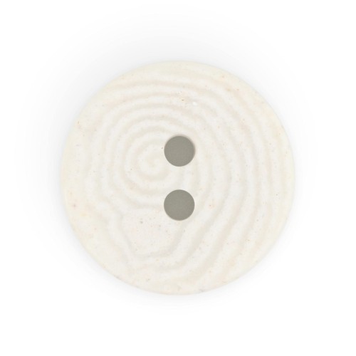 Dritz Round, 15mm, Gray, 12 Recycled Corozo Buttons, 15 mm, Light Grey Count - Picture 3 of 7