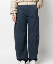 Patrizia Pepe Women's Canvas Cargo Trousers Size 40 NWT Made in Italy 390