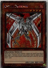 Cyber Phoenix (Platinum Secret Rare) Platinum Secret Rare Quarter Century Stampe