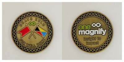 One Magnify ''Bravo Zulu Job Well Done'' Challenge Coin 2#4