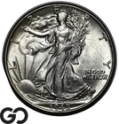 1945 Walking Liberty Half Dollar, Choice BU++