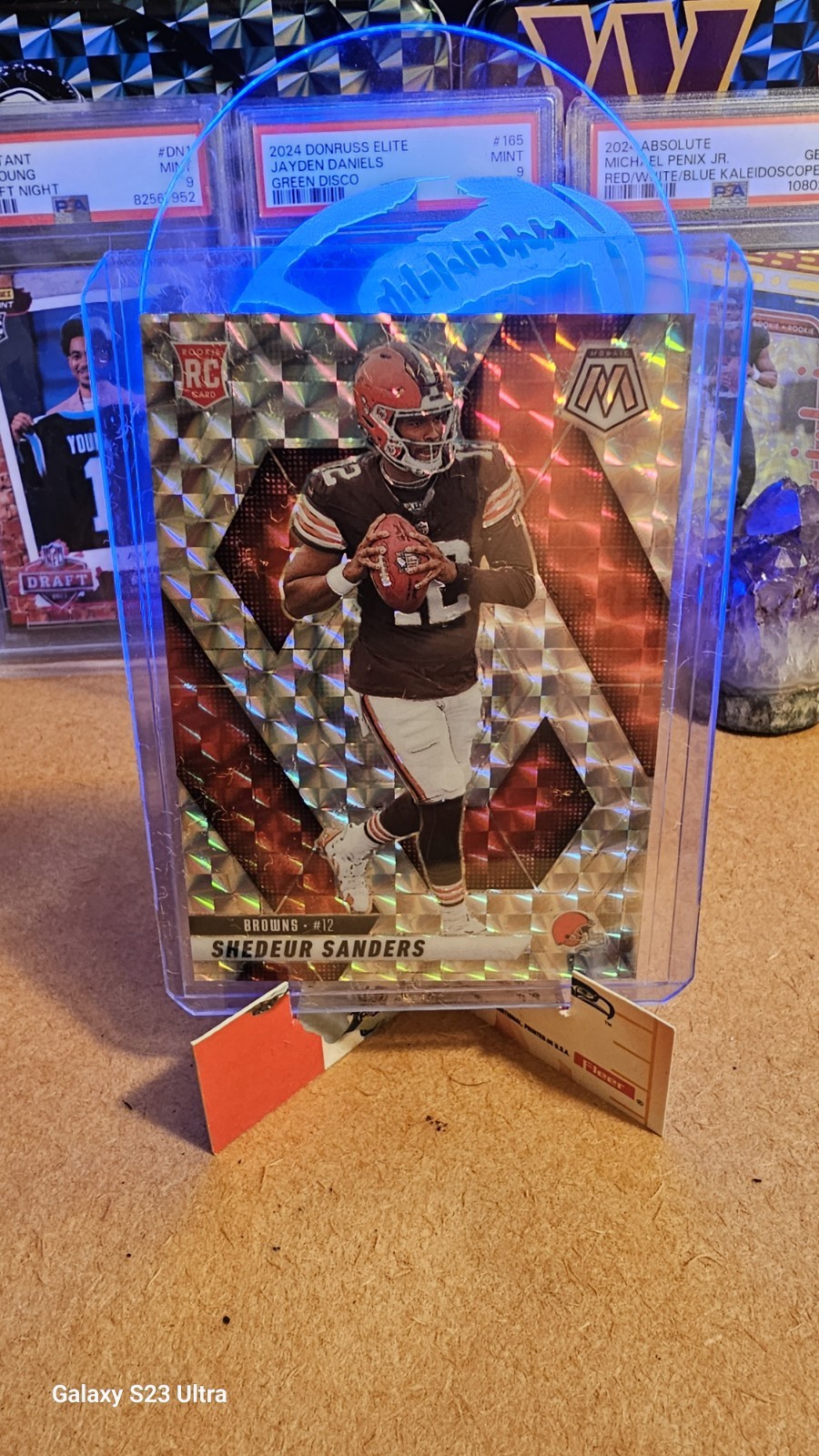 2025 Panini Mosaic Shedeur Sanders Silver Prizm RC Rookie Browns #302
