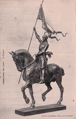 75 PARIS STATUE OF JOAN OF ARC BY FREMIET