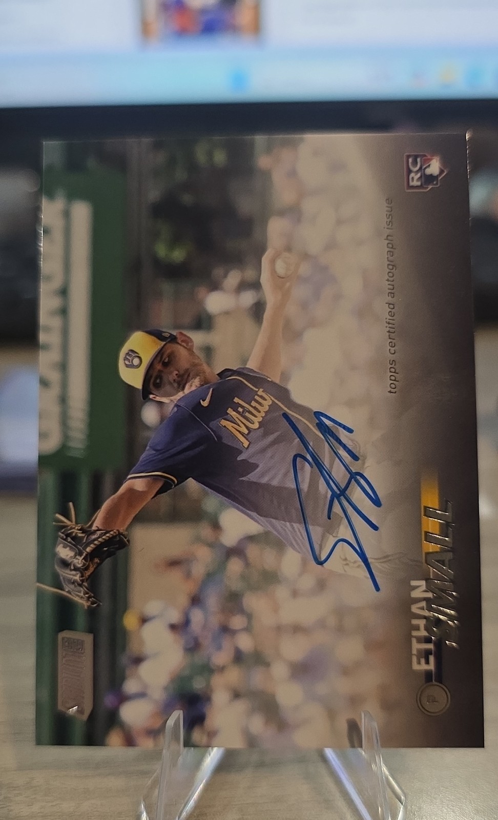 2023 Topps Stadium Club - Autographs Ethan Small #SCBA-ES (AU, RC)
