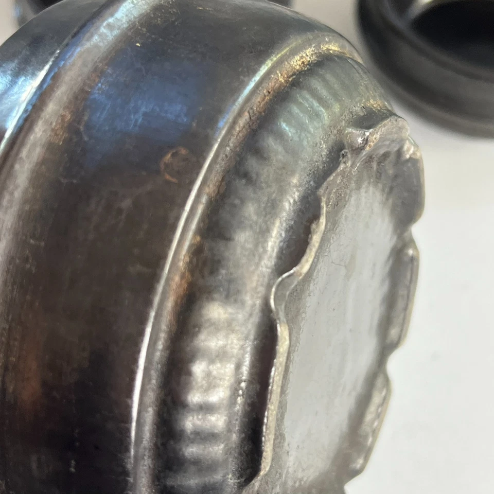 Juego de 3 cuencos para servir de piedra de loza de cerámica de 5 pulgadas de diámetro Foto 2 de 4