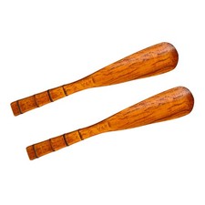 2pcs 32cm Long Handheld Shoehorn Wooden Shoe Lifter Shoe Horn for Women Men