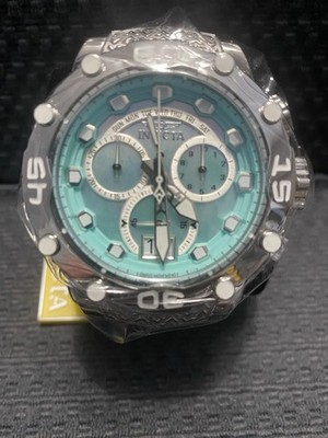 Invicta 48.50mm Subaqua Noma Vlll Swiss Quartz, Turquoise Dial,Watch Model#47293