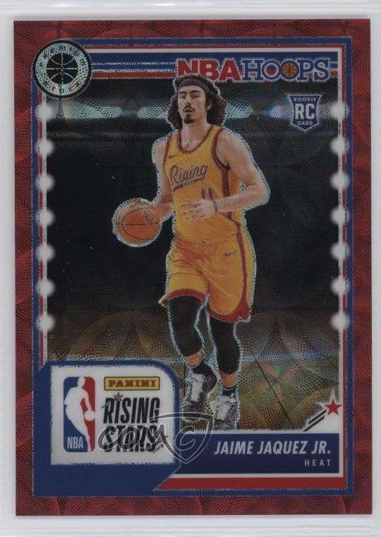 2023 NBA Hoops Premium Stock Red Prizm 10/88 Jaime Jaquez Jr #294 Rookie RC 0m89