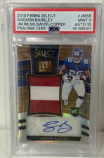 2018 Select Saquon Barkley RPA Copper Auto /15 PSA 9 AUTO 10