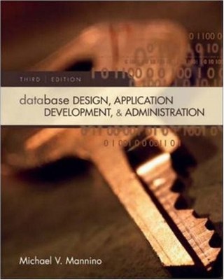 DATABASE DESIGN, APPLICATION DEVELOPMENT, AND By Michael Mannino - Hardcover VG+