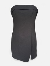 SHEIN Black Strapless Mini Dress Women’s Size Petite XS