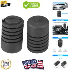 2 Pcs Car Hood Rubber Bumper Hood Bumper Stops Cushion Stoppers Black Rubber ...