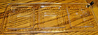 NWOT Clear Acrylic 3-section RELISH TRAY - 15.5" x 5.5"x 2" ~ BBQ Poolside 834