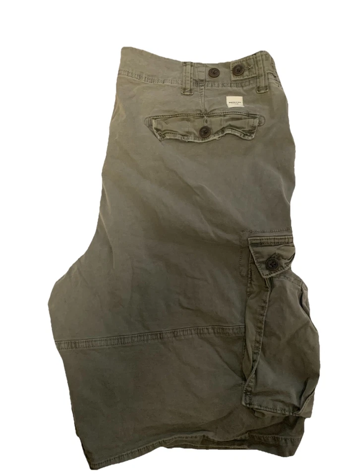 Pantalones cortos cargo American Eagle Next Level Flex Rip stop gris talla 42 para hombre Foto 4 de 4