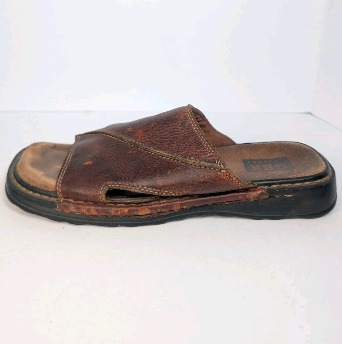 ?GBX ELITE SLIDES/SHOES FOR MEN IN SIZE 11M? GBX Leather Cushioned Mens Slides/flip Flop Men main image 2
