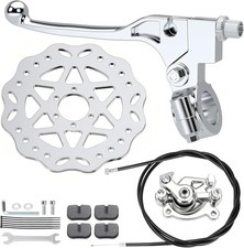 Mini Bike Disc Brake Kit with 180mm Brake Rotor Compatible with Coleman Minibike