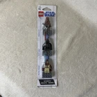 2008 lego DARTH VADER kenobi CHEWBACCA star wars 3PK SET magnet 852554