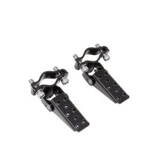 PRO Pair Bicycle Steel Foldable Folding Fork Foot Step Pegs BLACK Bike BMX MTB
