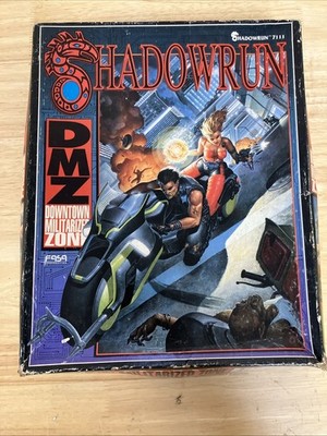 FASA Shadowrun 7111 DMZ Downtown Militarized Zone Game Complete - Unpunched