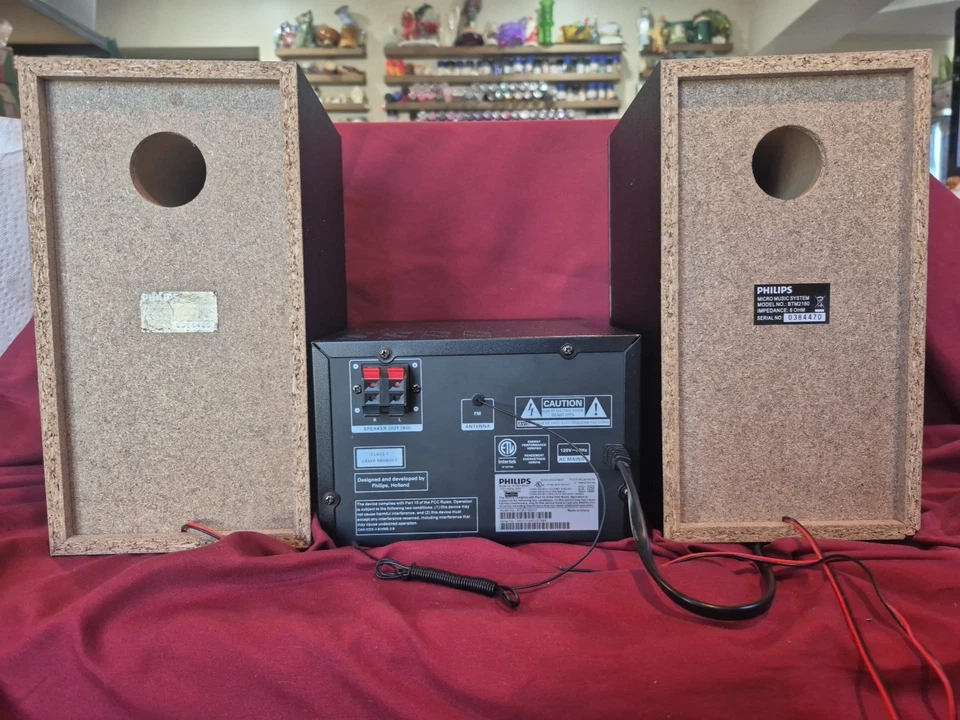 Philips Micro Music System BTM2180 Black Bluetooth MP3 USB Direct No Remote C4 - Image 2 of 2