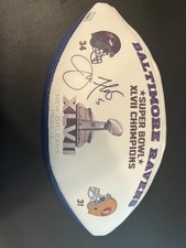 Joe Flacco Autograph Auto Signed Super Bowl Commemorative Football NIKCO COA 