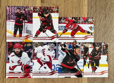 2025-26 Upper Deck Series 1 Carolina Hurricanes Team Set #25-31