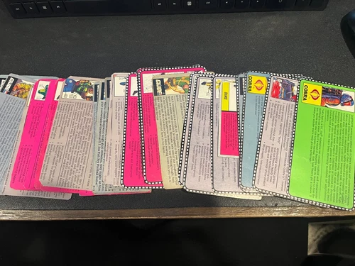 gi joe lot 1990-1994 vintage File Cards ARAH cobra YOU PICK GREAT PRICES!