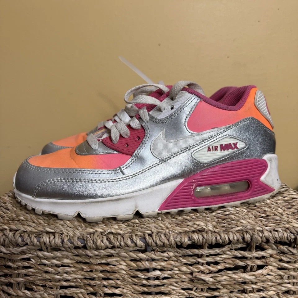 Nike Air Max 90 Premium GS Zapatos Talla 6.5Y 724871-800 Para Mujer Talla 8.5 Foto 2 de 4