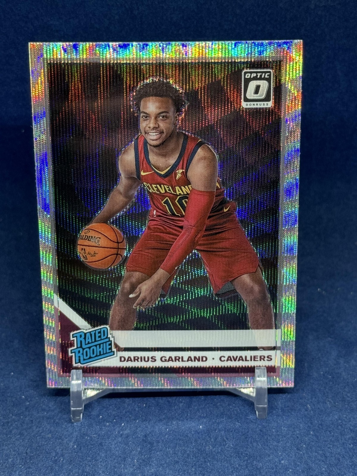 Darius Garland 2019-20 Donruss Optic Silver Wave RC #195