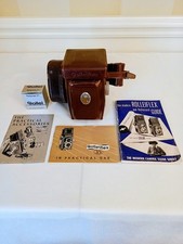 Rollei Rolleiflex Camera with Case, Manuals and Accessories.