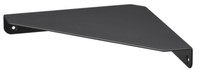 Yamazaki 6912 Tower Wand-Eckregal Schwarz Stahl Minimalistisch 22X22X3.3Cm
