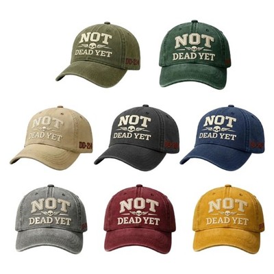 Baseball Cap Fashionable Unisex Baseball Hat With Embroidered Letters On Denims