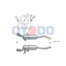 1x Ruß-/Partikelfilter, Abgasanlage Oyodo 20N0141-OYO passend für OPEL