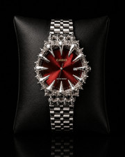 Handmade Custom-Made Casio Gothic Watch Red D...