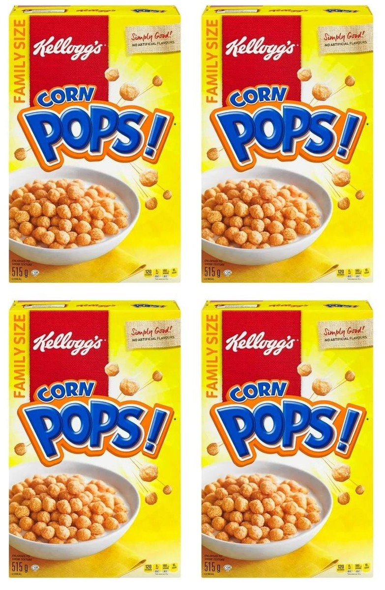 Kellogg's Canadian Corn Pops Cereal, Family Size, 515g (4 Pack) | eBay