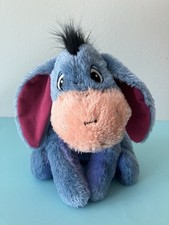 10" Vintage Disney Store Eeyore Plush Toy Removable Tail Winnie the Pooh