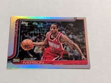 2025-26 Topps #253 Allen Iverson Rainbow Foil Philadelphia 76ers 🔥🔥 MINT 🔥🔥