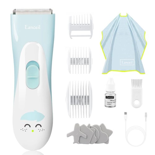 Baby Hair Clippers Ceramic Blade Electric Kids Hair Trimmer Ultra-Quiet Cordle