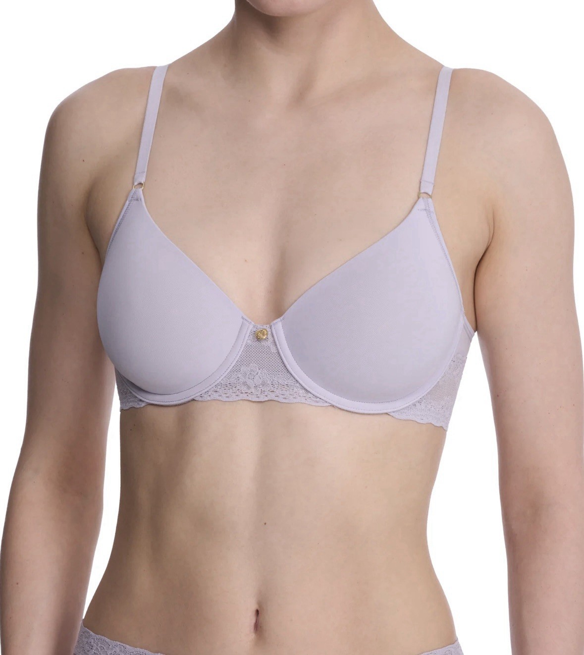 Natori Bliss Perfection Contour Underwire T-shirt Bra- pink pearl 32G