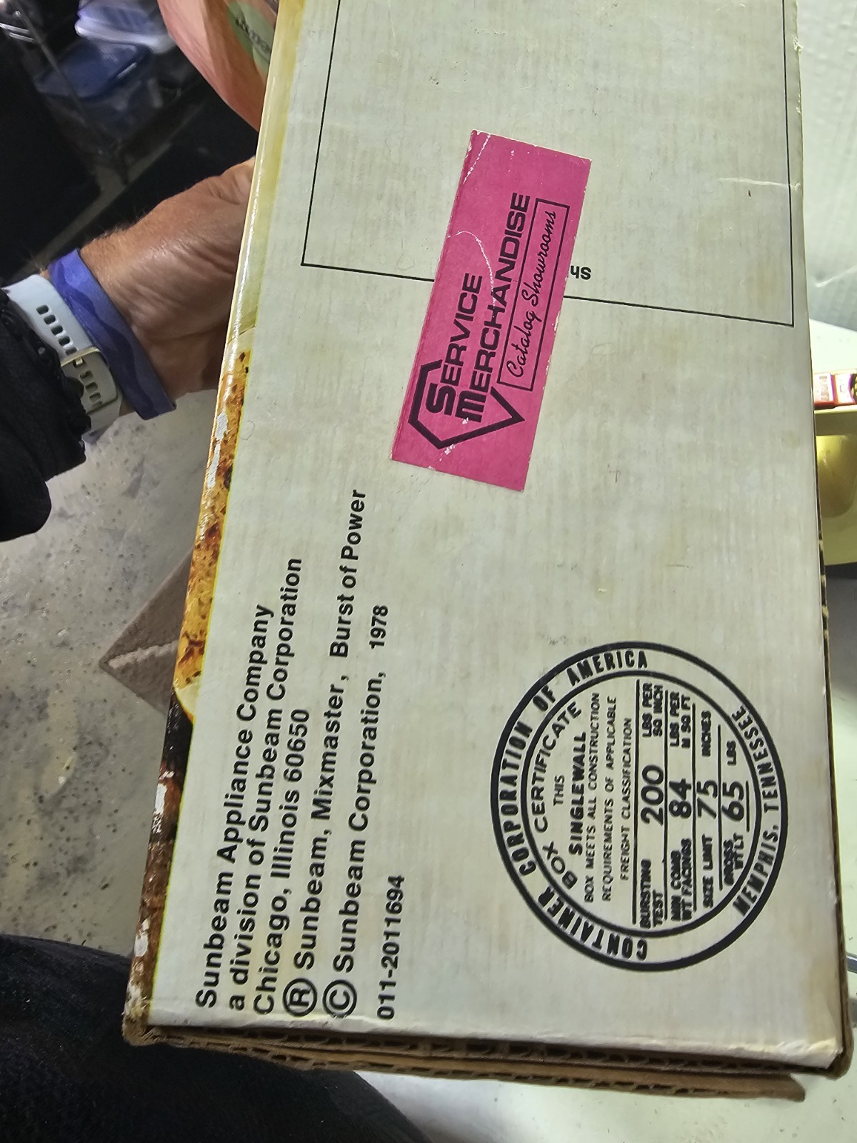 Sunbeam Harvest Gold Deluxe 12 Position Mixmaster Hand Mixer Burst Of Power NOS