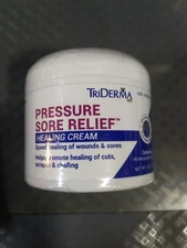 TriDerma Pressure Sore Relief Healing Cream Pressure Sore Relief 4Oz Ex 9/26 #S2